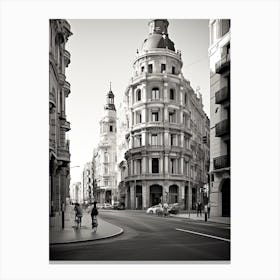 Valencia, Spain, Photography In Black And White 1 Canvas Print