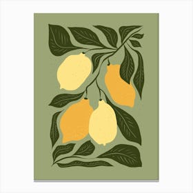 Lemons Matisse Style Kitchen Toile