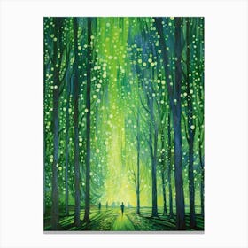 Green Illuminations Canvas Print