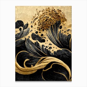 Great Waves Traditional Japanese Canvas Print