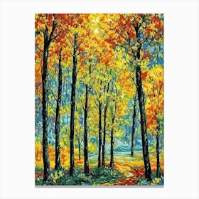 Autumn Forest 12 Canvas Print