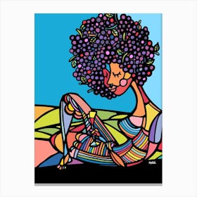 Afro Canvas Print