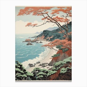  San In Coast In Tottori, Ukiyo E Drawing 2 Canvas Print