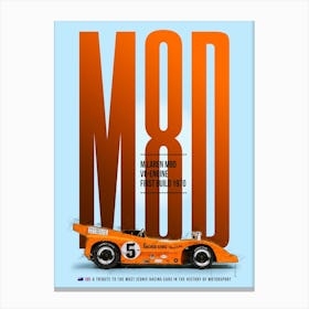 McLaren M8D Tribute Canvas Print