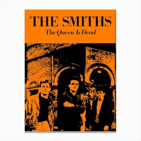 Smiths The Queen Is Dead music band Canvas Print