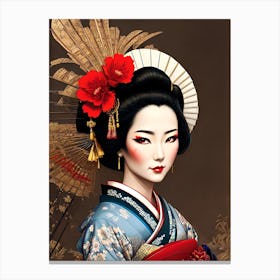 Geisha 43 Canvas Print