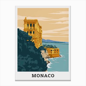 Monaco Travel Canvas Print