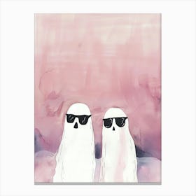 Ghosts In Sunglasses 1 Canvas Print