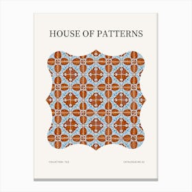 Tile Pattern Poster 63 Canvas Print