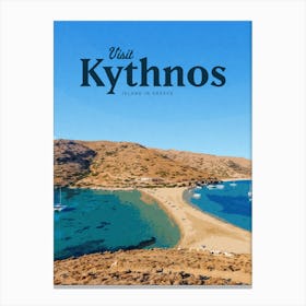 Kythnos Island In Greece Canvas Print
