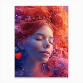 Dreaming Girl 4 Canvas Print