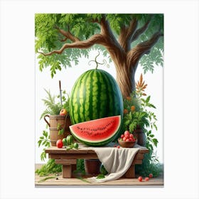 Watermelon Canvas Print