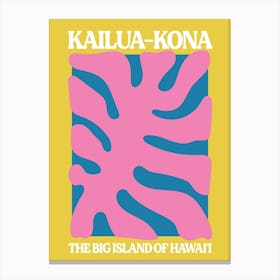Kailua Kona Hawaii Canvas Print