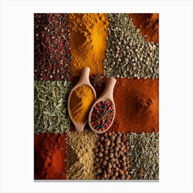 Spices And Herbs 1 Canvas Print