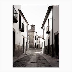 Granada, Spain, Black And White Photography 4 Canvas Print