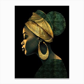Portrait Of African Woman 5 Canvas Print