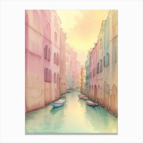 Watercolor Venice Canvas Print