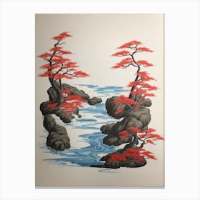 Japanese Trees Canvas Print