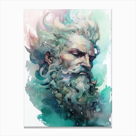 Illustration Of A Poseidon 3 Canvas Print