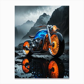 Motorcycle Hd Wallpaper Canvas Print