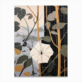 Flower Illustration Moonflower 2 Canvas Print