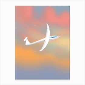 Glider In The Sky Canvas Print