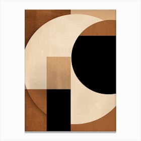 Witten Whirl, Geometric Bauhaus Canvas Print