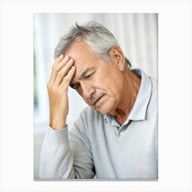 Senior Man With Headache Toile