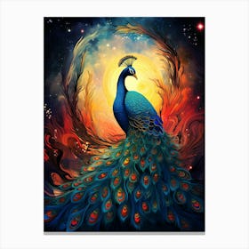 Peacock 1 Canvas Print