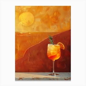 Aperol Spritz Art Print 126 Canvas Print