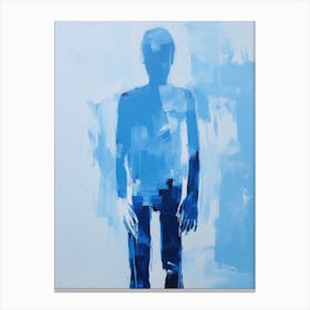 'Blue Man' 2 Canvas Print