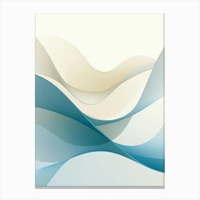 Abstract Wave Pattern 1 Canvas Print