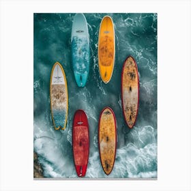 Surfboards 8 Canvas Print