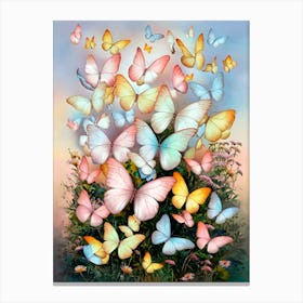 Butterfly Garden Canvas Print