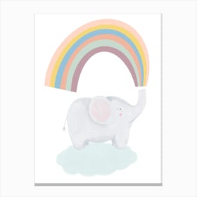 Baby Elephant Canvas Print