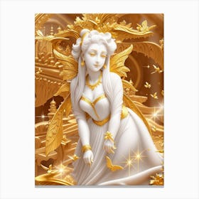 Golden Angel Canvas Print