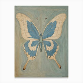 Blue Butterfly Canvas Print