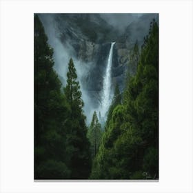 Waterfall Forest (18) Canvas Print