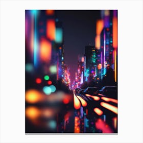 Vibrant City Canvas Print