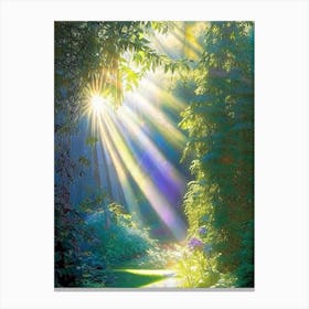 Vandusen Botanical Garden, Canada Classic Painting Canvas Print