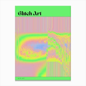 Glitch Art Canvas Print