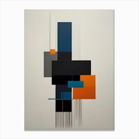 Modern Abstract Minimalistic Art 24 Canvas Print