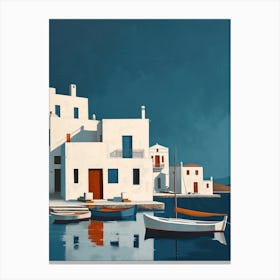 Volos Vision: A Study in Minimalism, Greece Canvas Print
