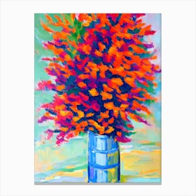 Flowers In A Jar Matisse Inspired Flower Canvas Print