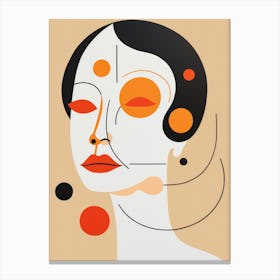 Face Of A Woman 5 Canvas Print