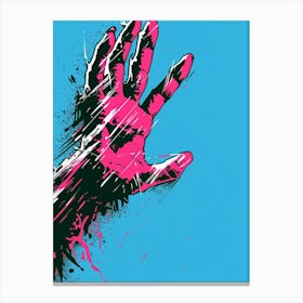 Zombie Hand Canvas Print