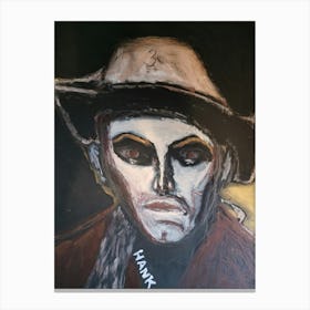 Hank 3 ghost  Canvas Print