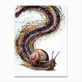 Squishy Snail Canvas Print