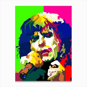 David Coverdale Whitesnake Singer Pop Art Wpap Canvas Print