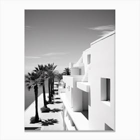 Marbella, Spain, Black And White Photography 2 Canvas Print